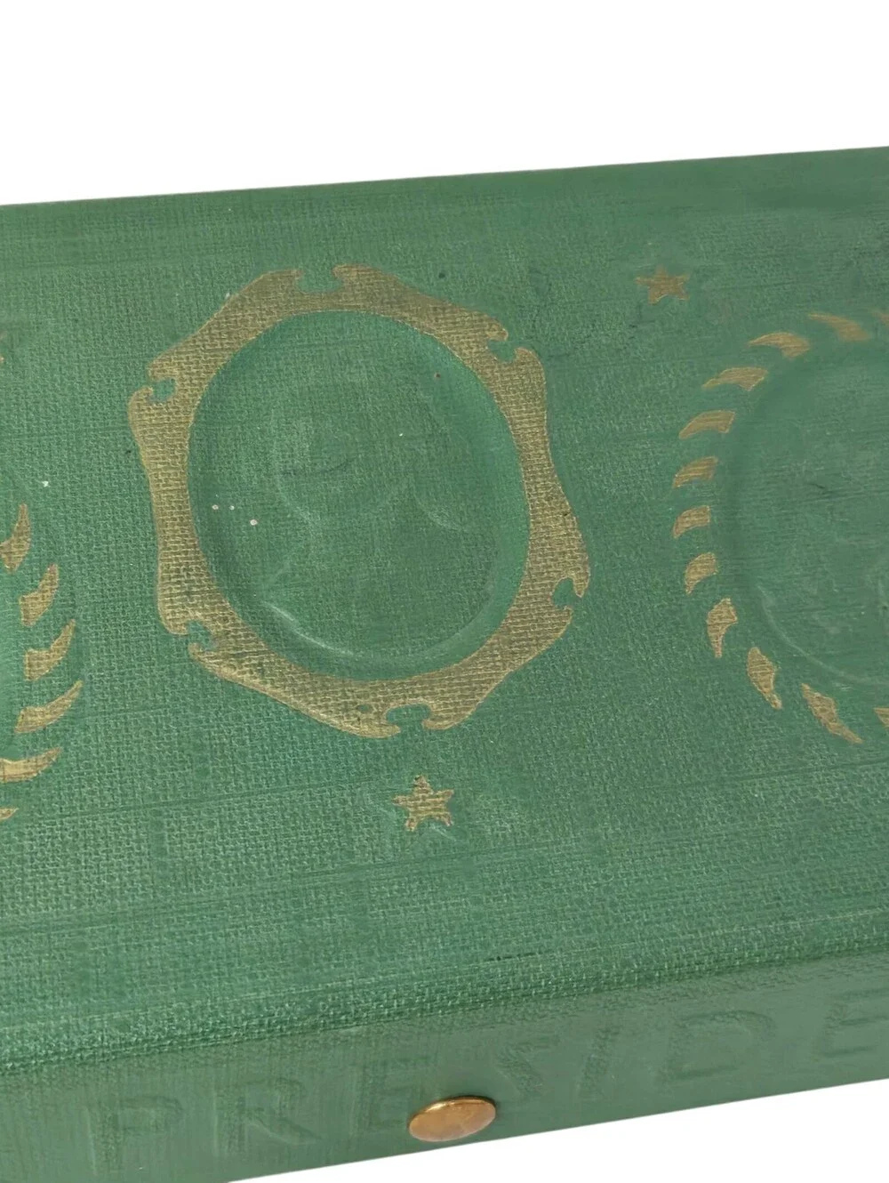 1940s Pencil Case Our Presidents Green Stationary Case Green Made In The USA